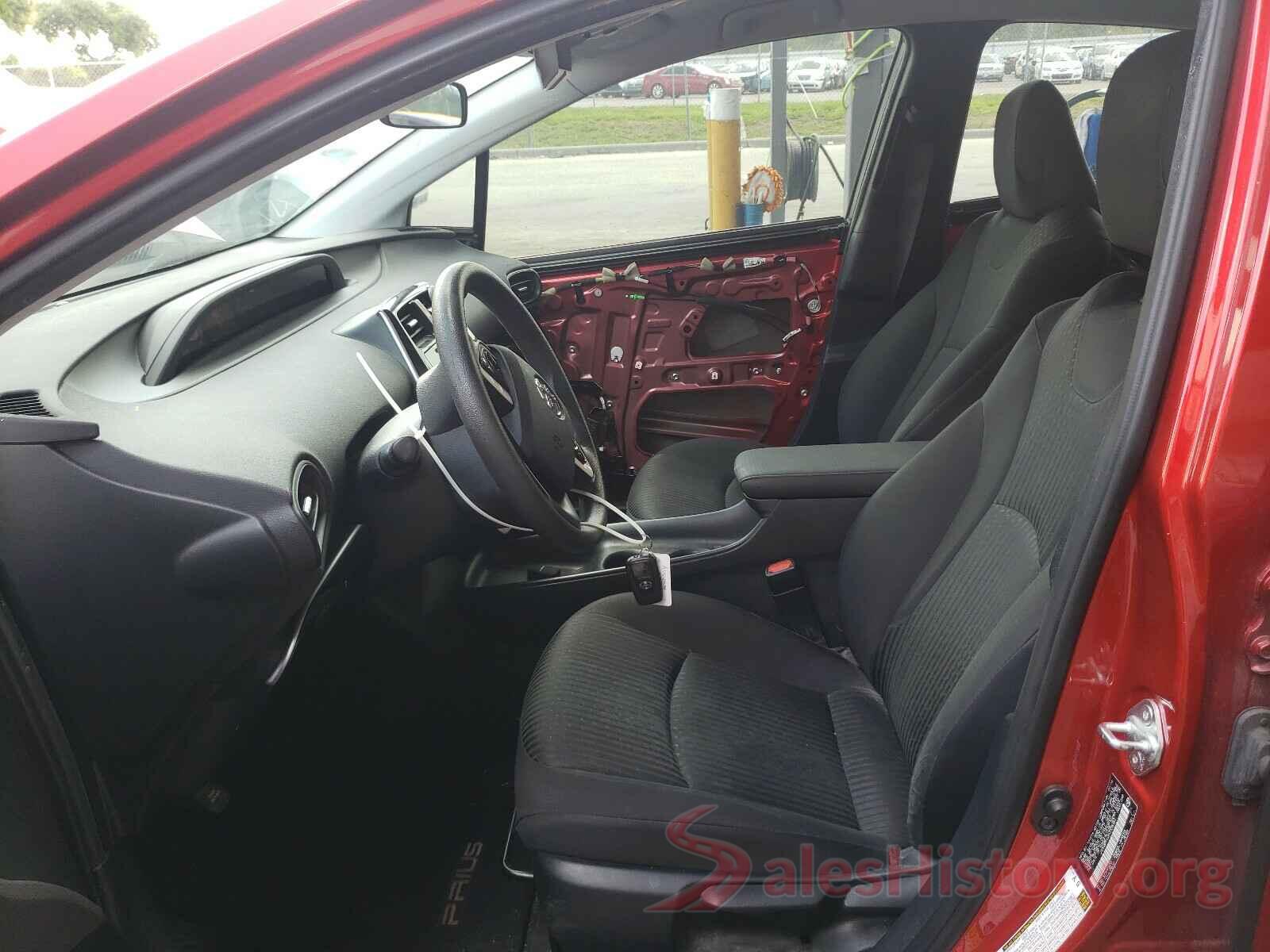 JTDKBRFU2G3508383 2016 TOYOTA PRIUS