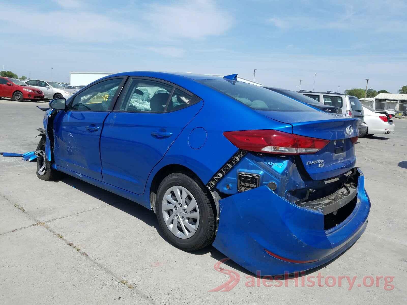 KMHD74LF4HU082660 2017 HYUNDAI ELANTRA