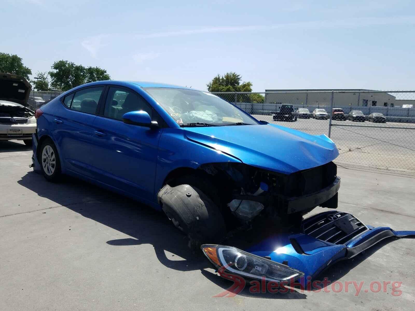 KMHD74LF4HU082660 2017 HYUNDAI ELANTRA