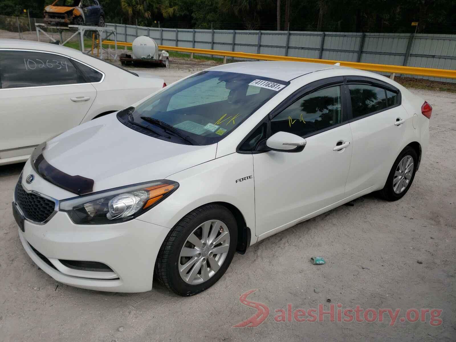 KNAFX4A66G5461021 2016 KIA FORTE