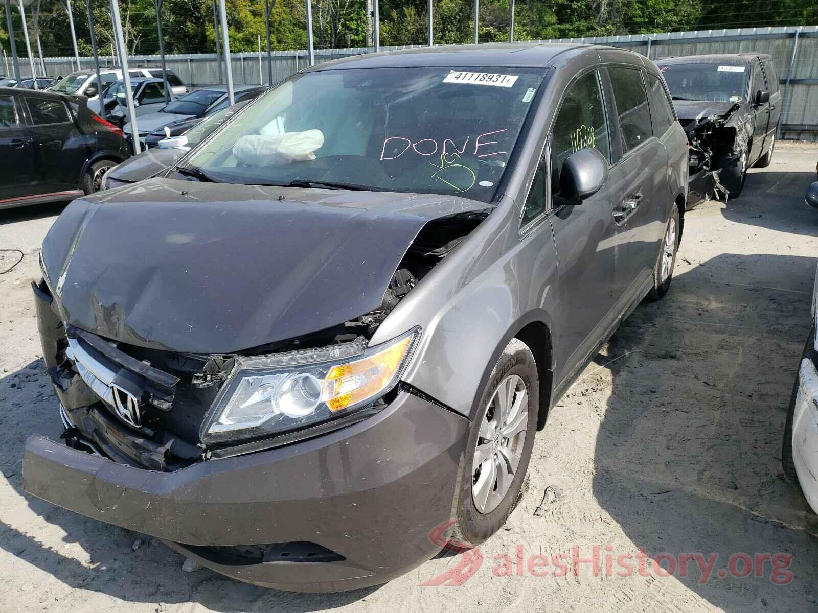 5FNRL5H6XGB148334 2016 HONDA ODYSSEY