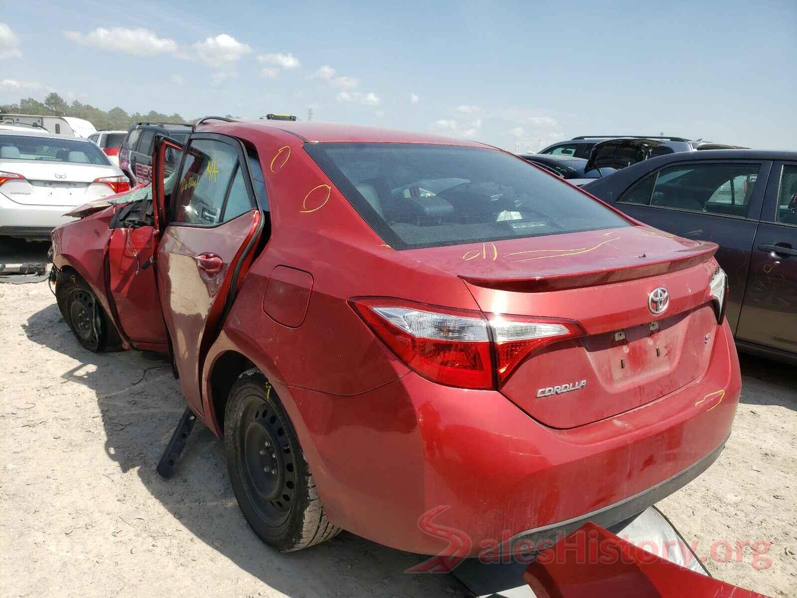 5YFBURHE2GP494346 2016 TOYOTA COROLLA