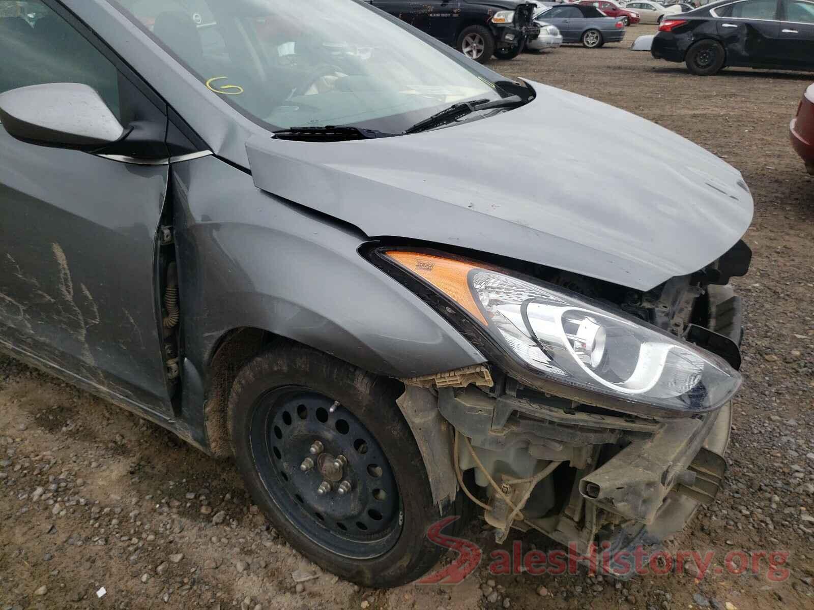 KMHD35LH7GU327534 2016 HYUNDAI ELANTRA