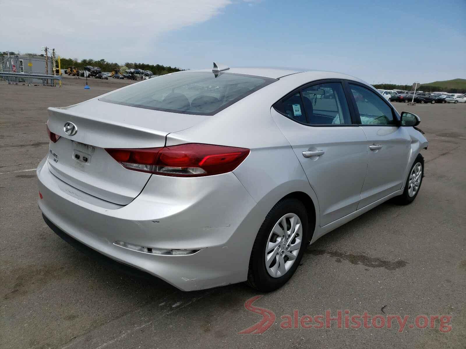 5NPD74LF6JH391051 2018 HYUNDAI ELANTRA