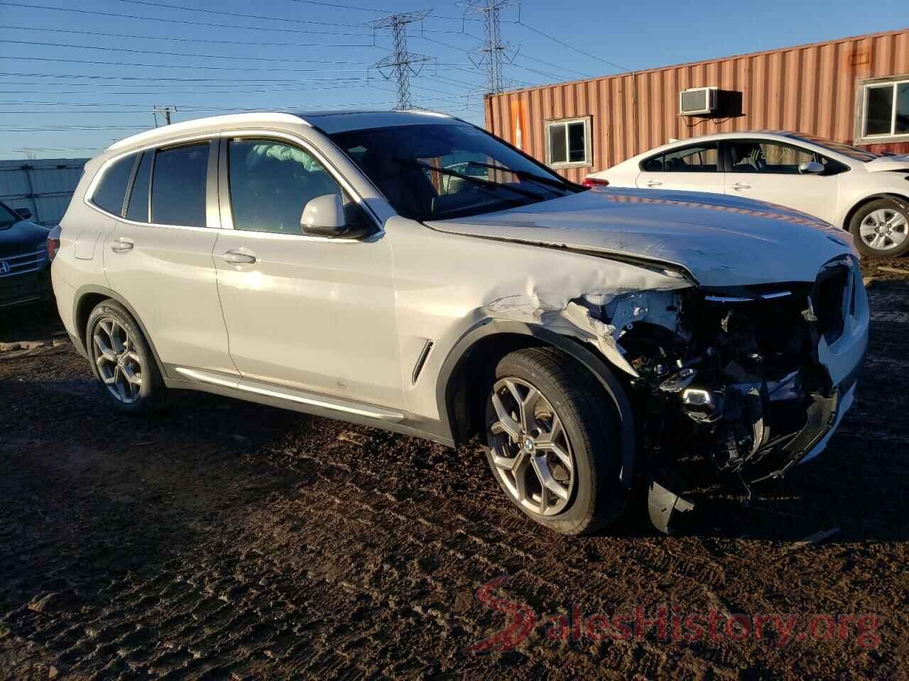 5UX53DP02N9N10345 2022 BMW X3