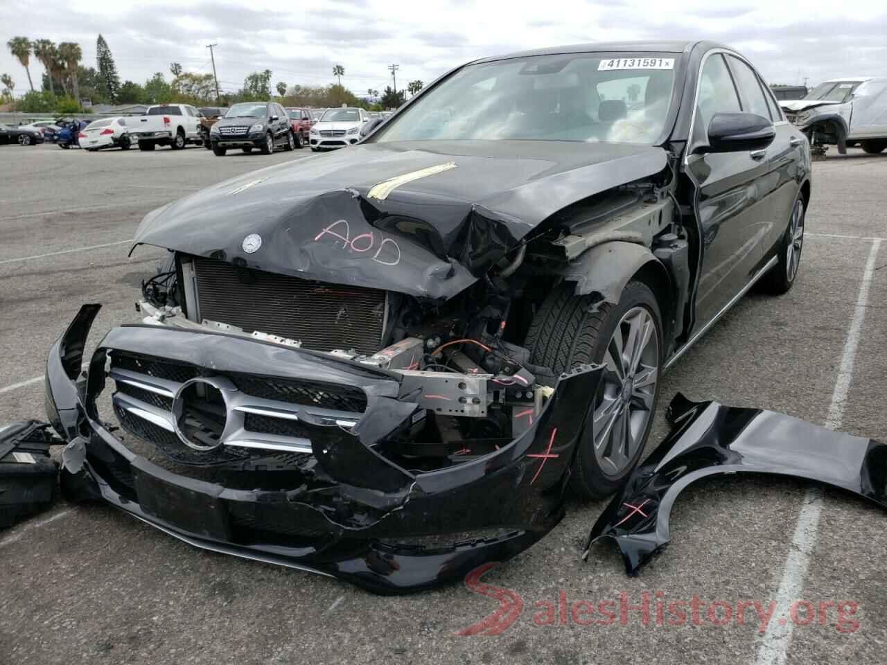 55SWF4JB6HU185599 2017 MERCEDES-BENZ C CLASS