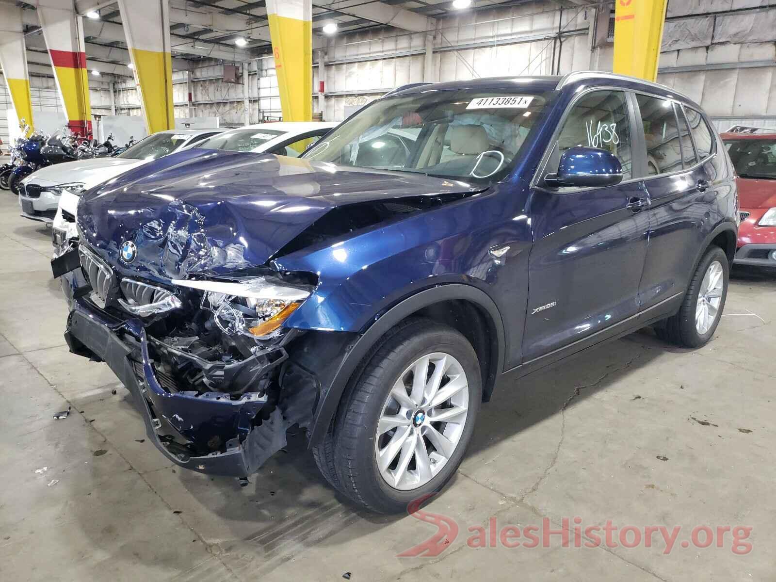 5UXWX9C58G0D65393 2016 BMW X3