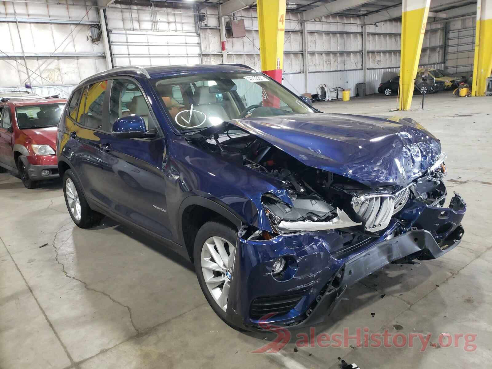 5UXWX9C58G0D65393 2016 BMW X3