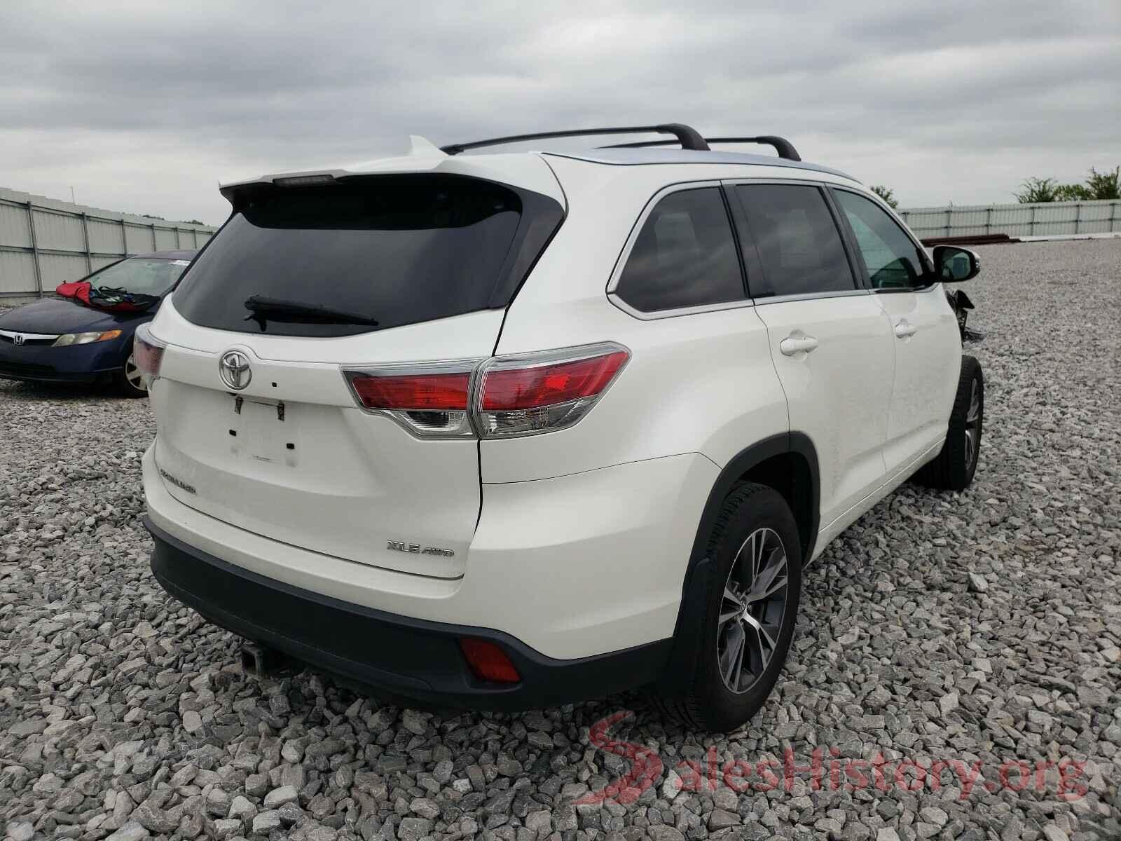 5TDJKRFH8GS342447 2016 TOYOTA HIGHLANDER