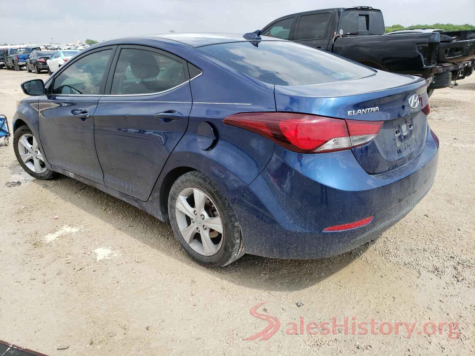 5NPDH4AE7GH729136 2016 HYUNDAI ELANTRA