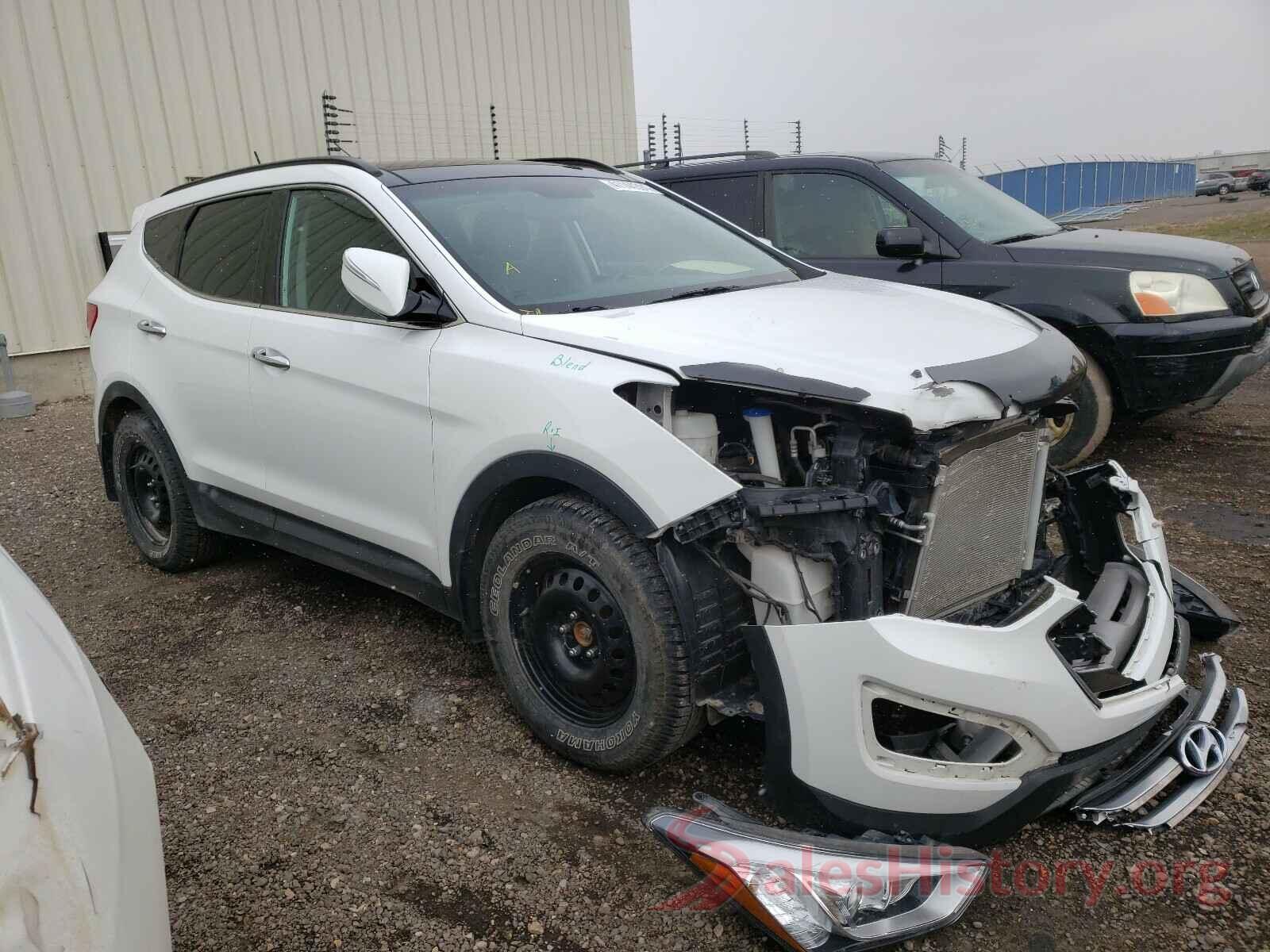 5XYZUDLA8GG360936 2016 HYUNDAI SANTA FE