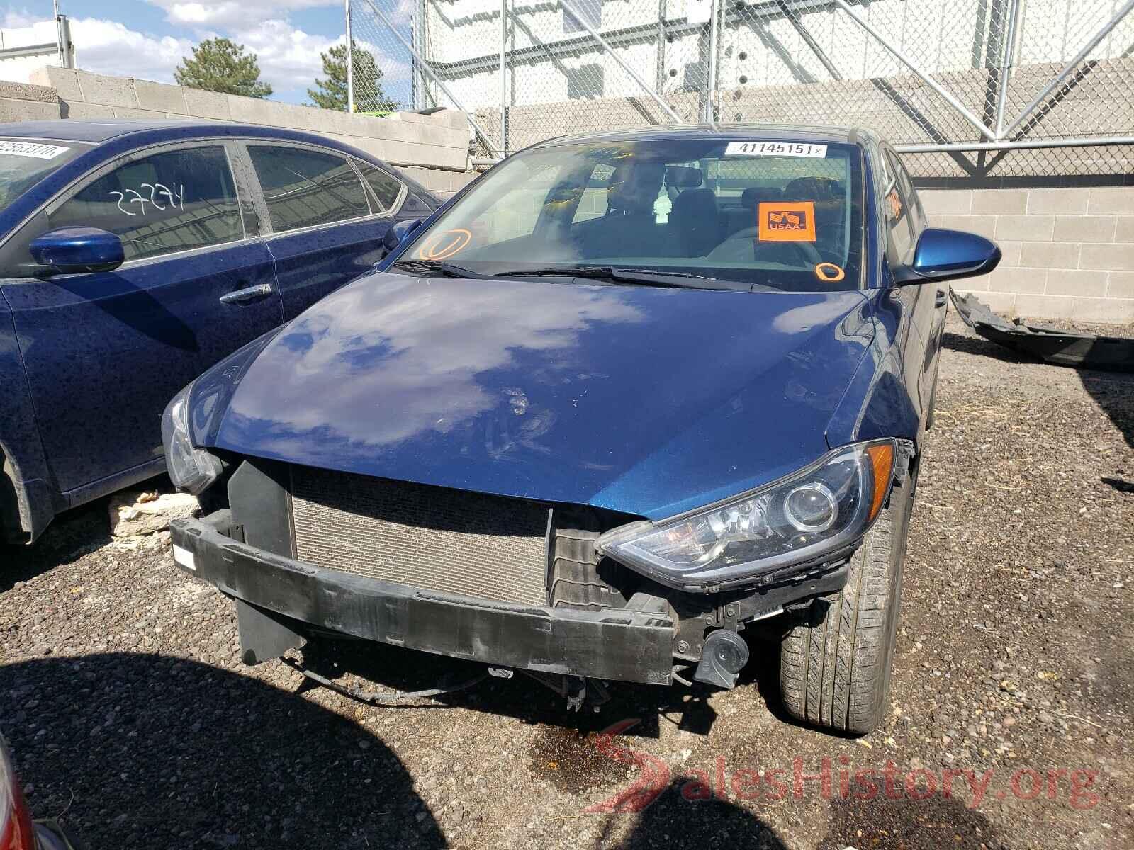 5NPD84LF1JH230457 2018 HYUNDAI ELANTRA