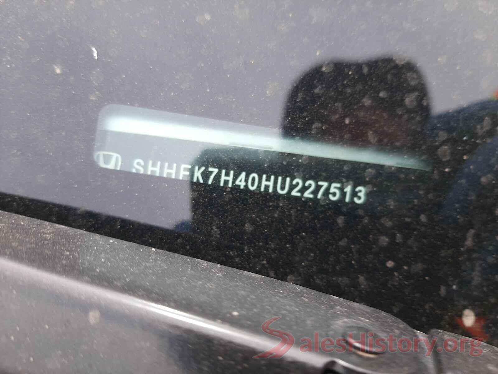 SHHFK7H40HU227513 2017 HONDA CIVIC