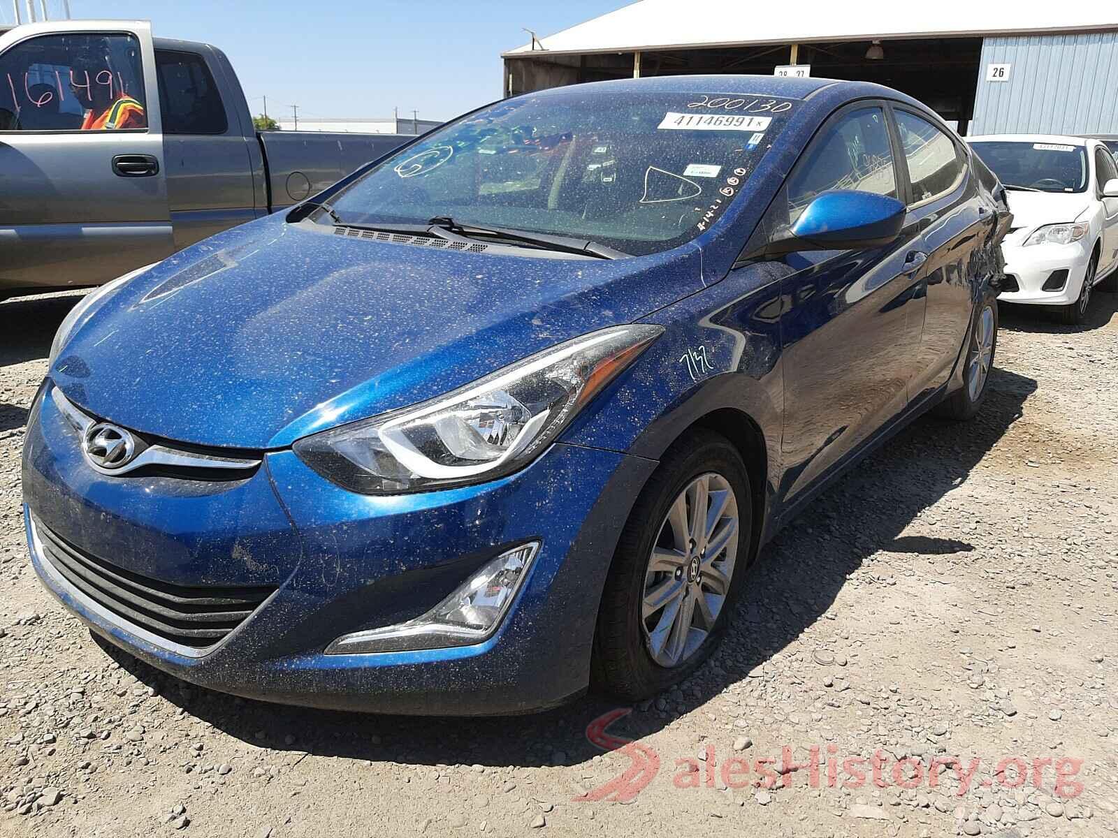 KMHDH4AE7GU532856 2016 HYUNDAI ELANTRA