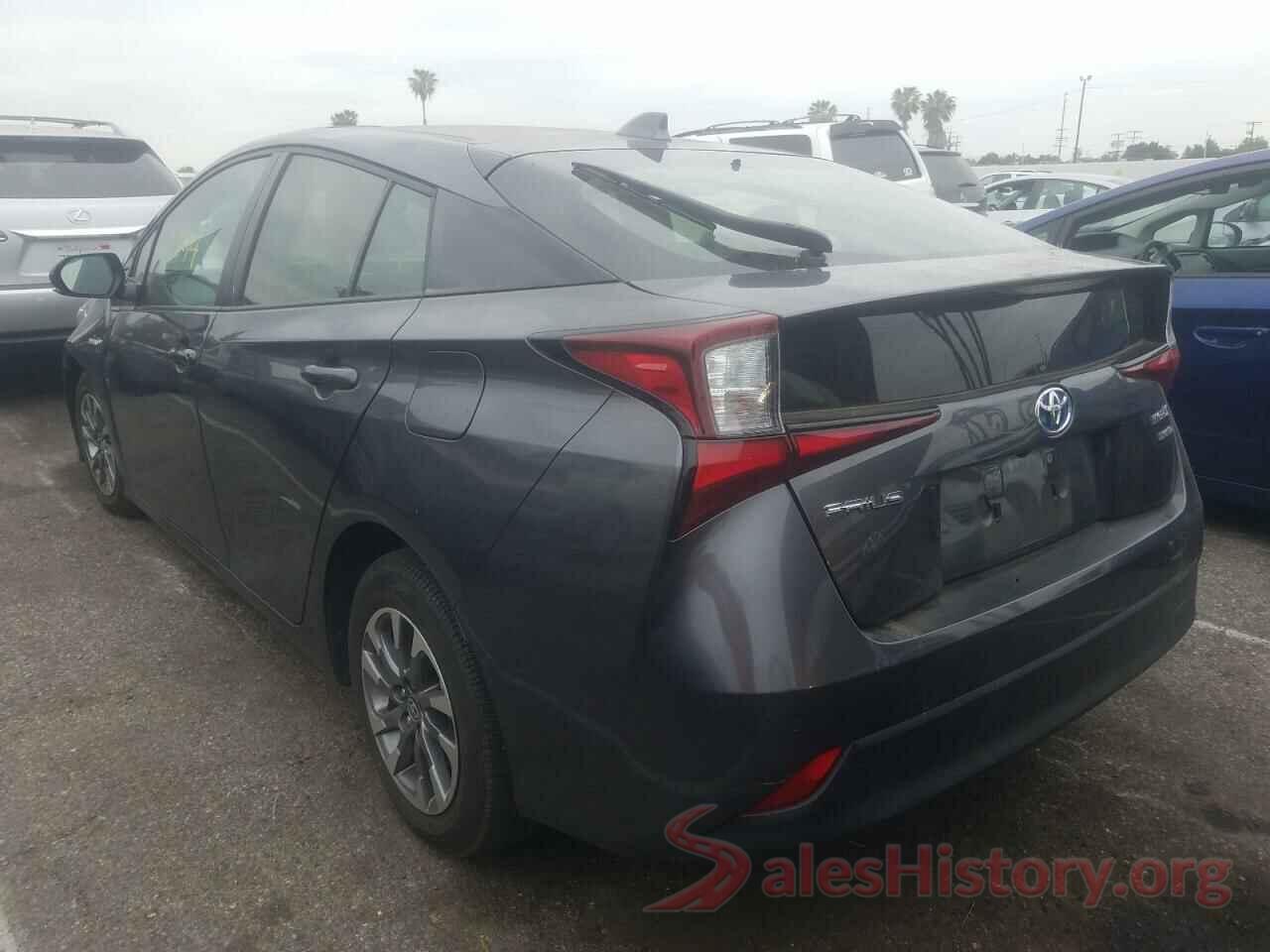 JTDKARFU8K3070626 2019 TOYOTA PRIUS