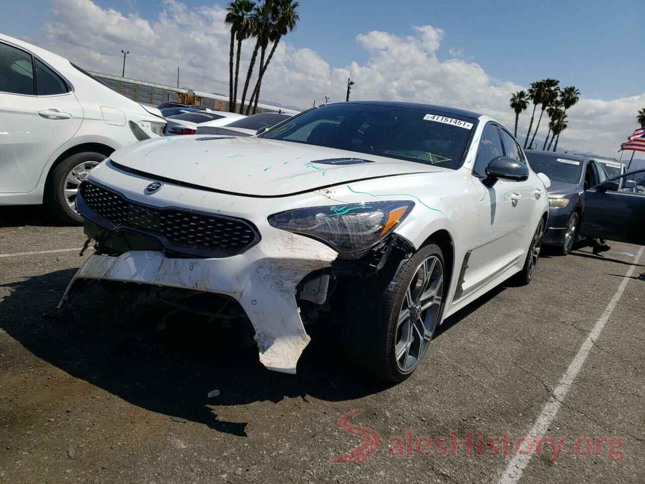 KNAE55LC7K6045587 2019 KIA STINGER