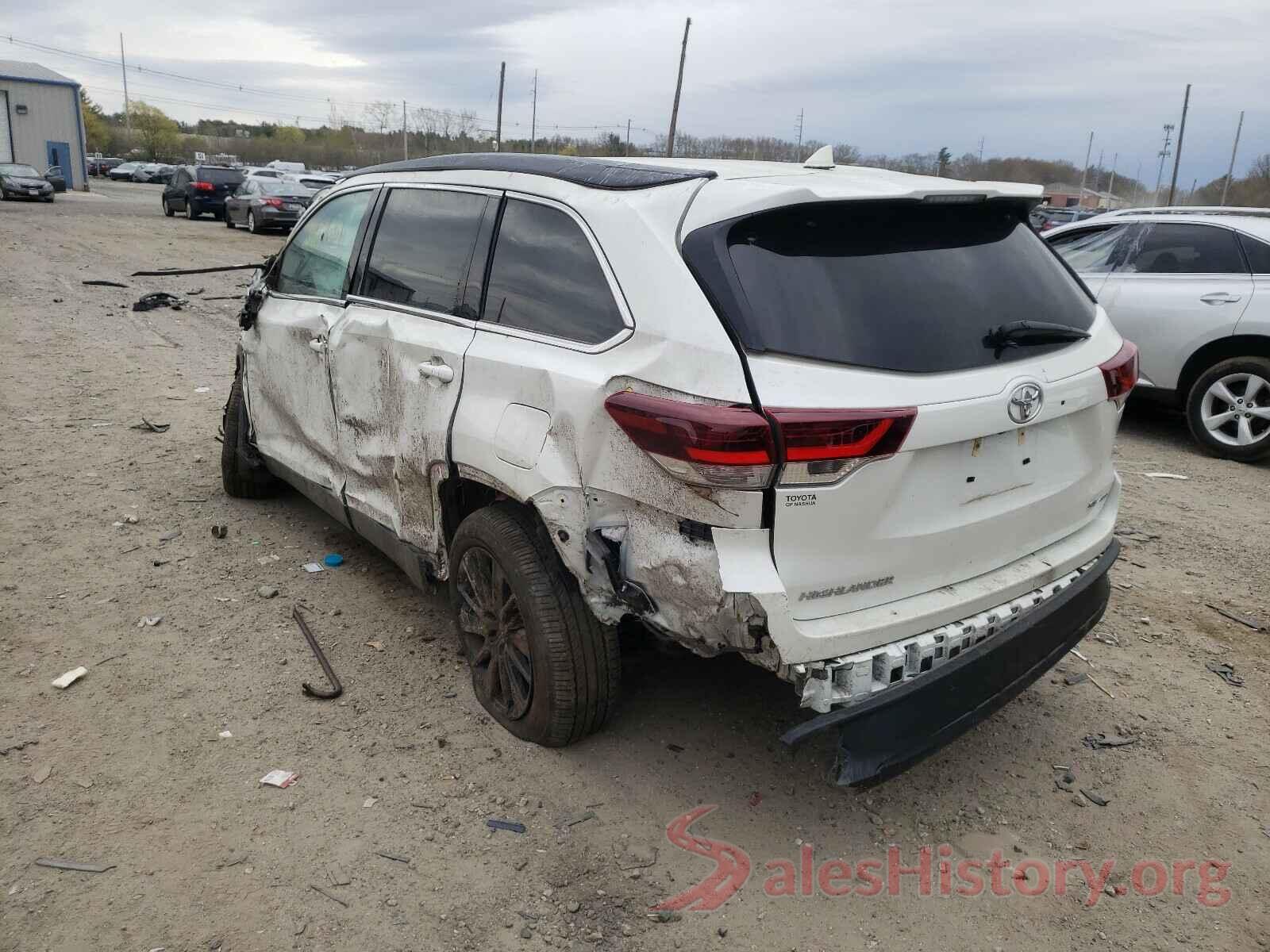 5TDJZRFH5KS585153 2019 TOYOTA HIGHLANDER