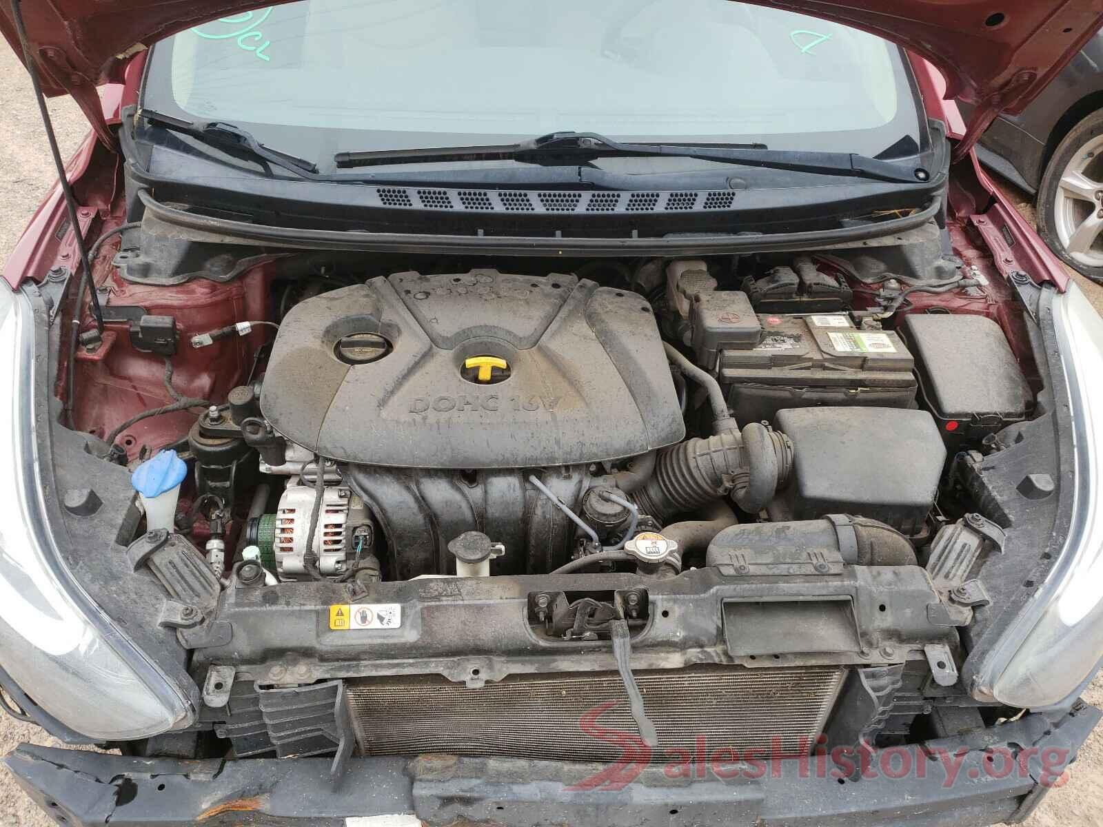 5NPDH4AE6GH658561 2016 HYUNDAI ELANTRA