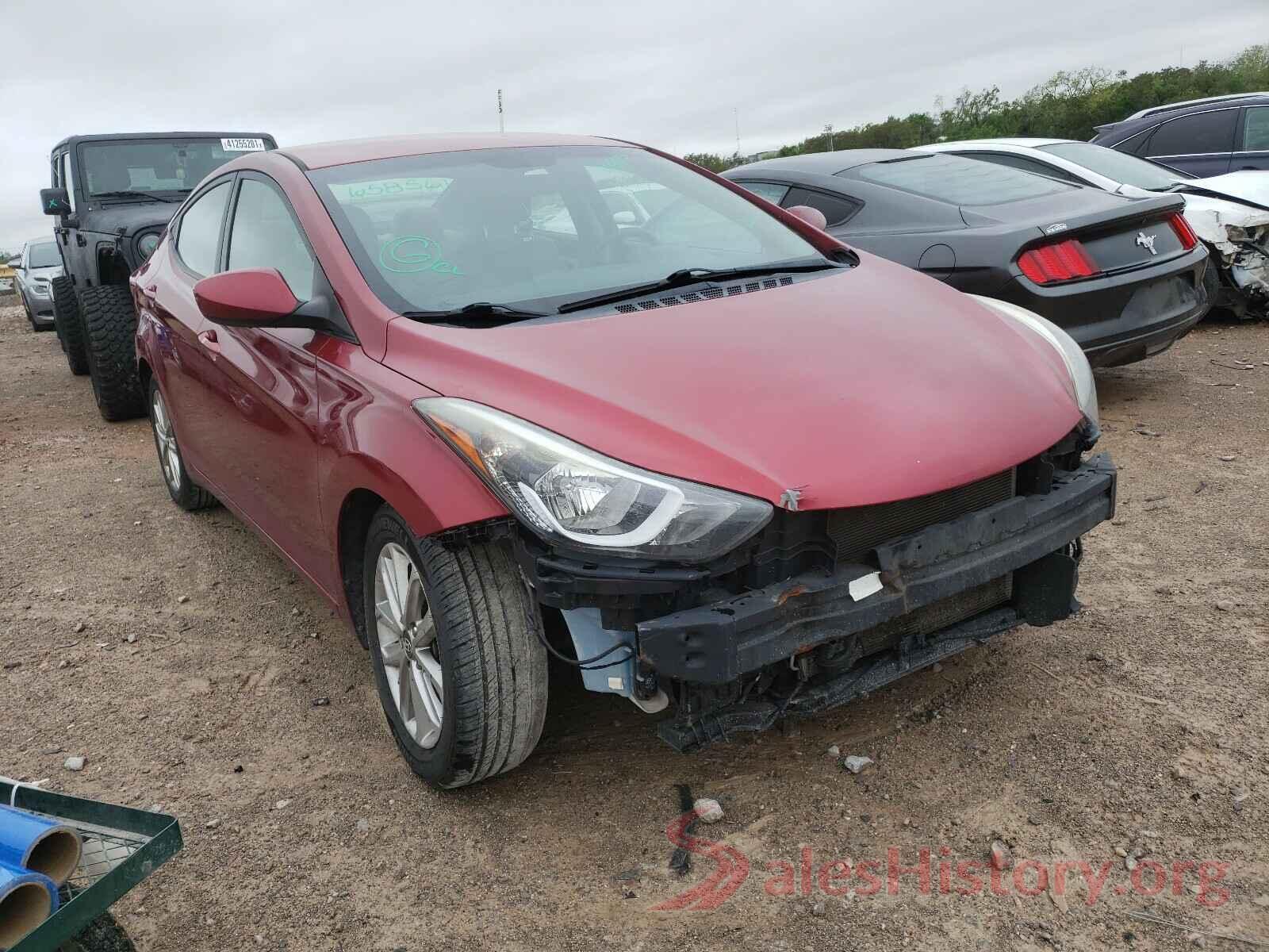 5NPDH4AE6GH658561 2016 HYUNDAI ELANTRA