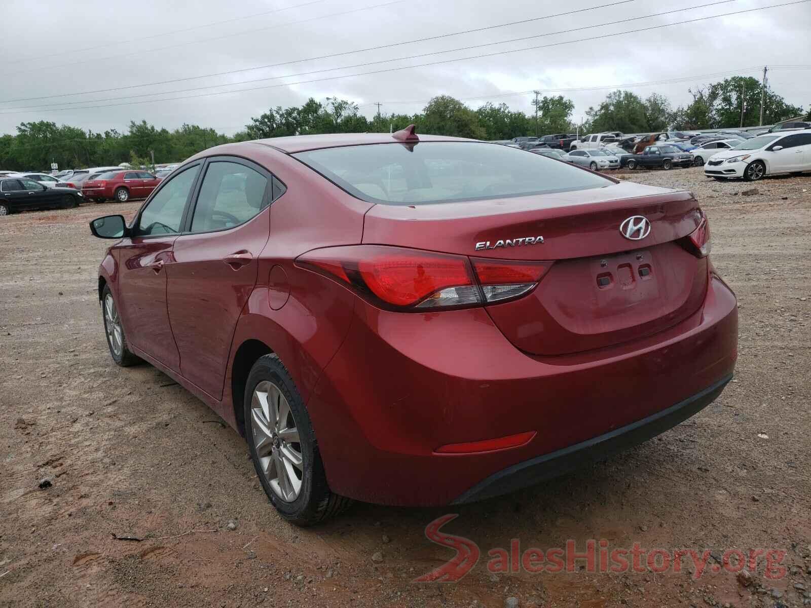 5NPDH4AE6GH658561 2016 HYUNDAI ELANTRA