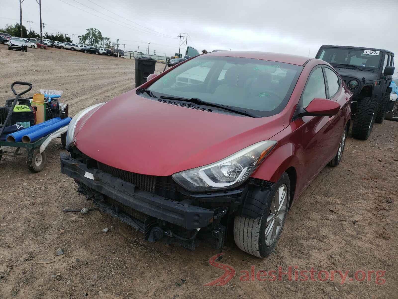 5NPDH4AE6GH658561 2016 HYUNDAI ELANTRA