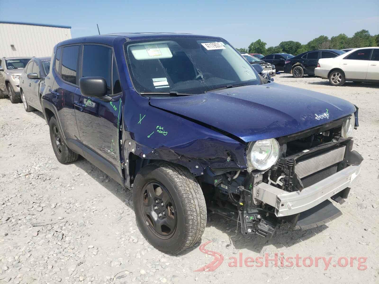 ZACCJAAB3HPE78614 2017 JEEP RENEGADE