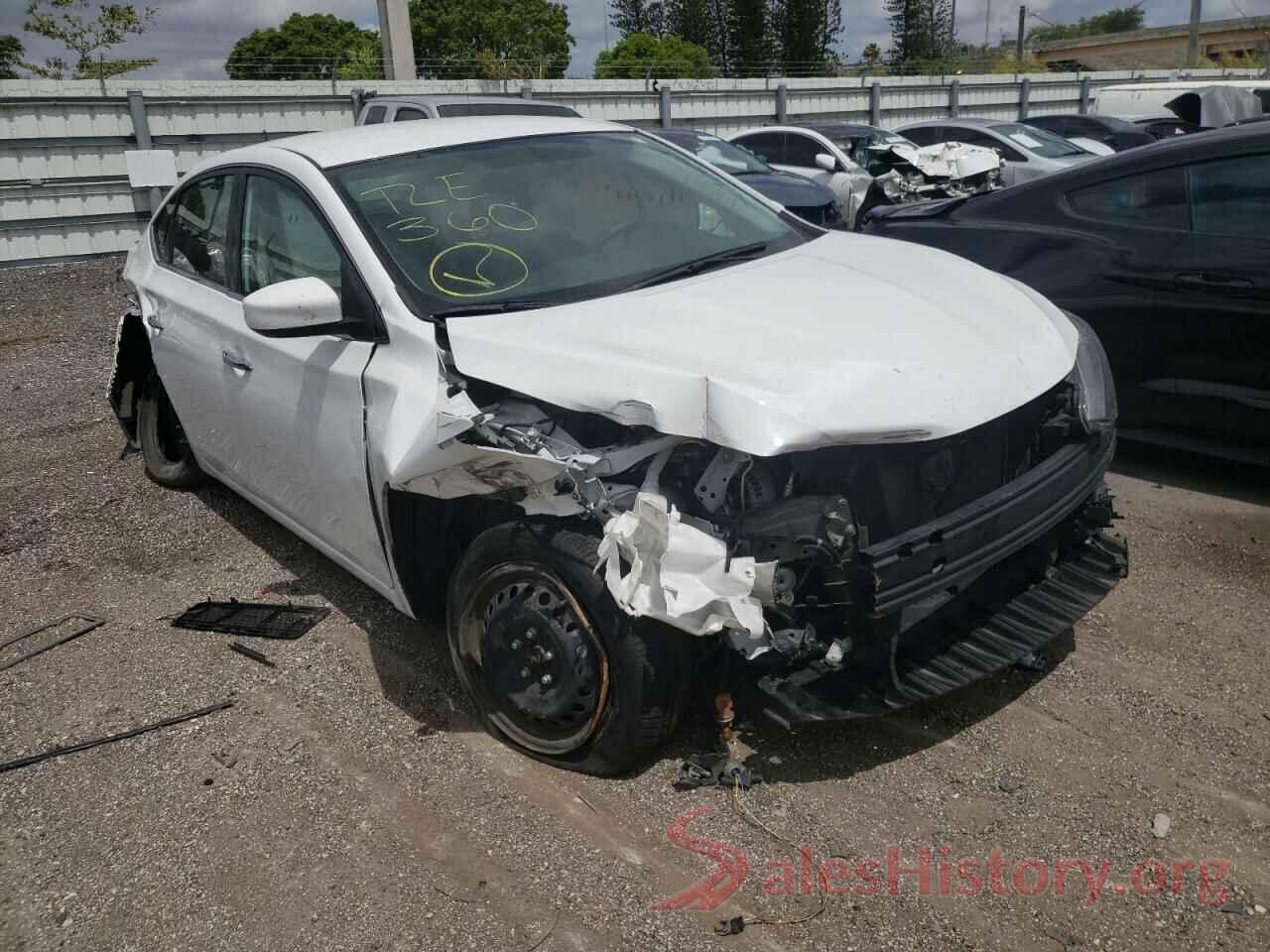 3N1AB7AP6KY225957 2019 NISSAN SENTRA