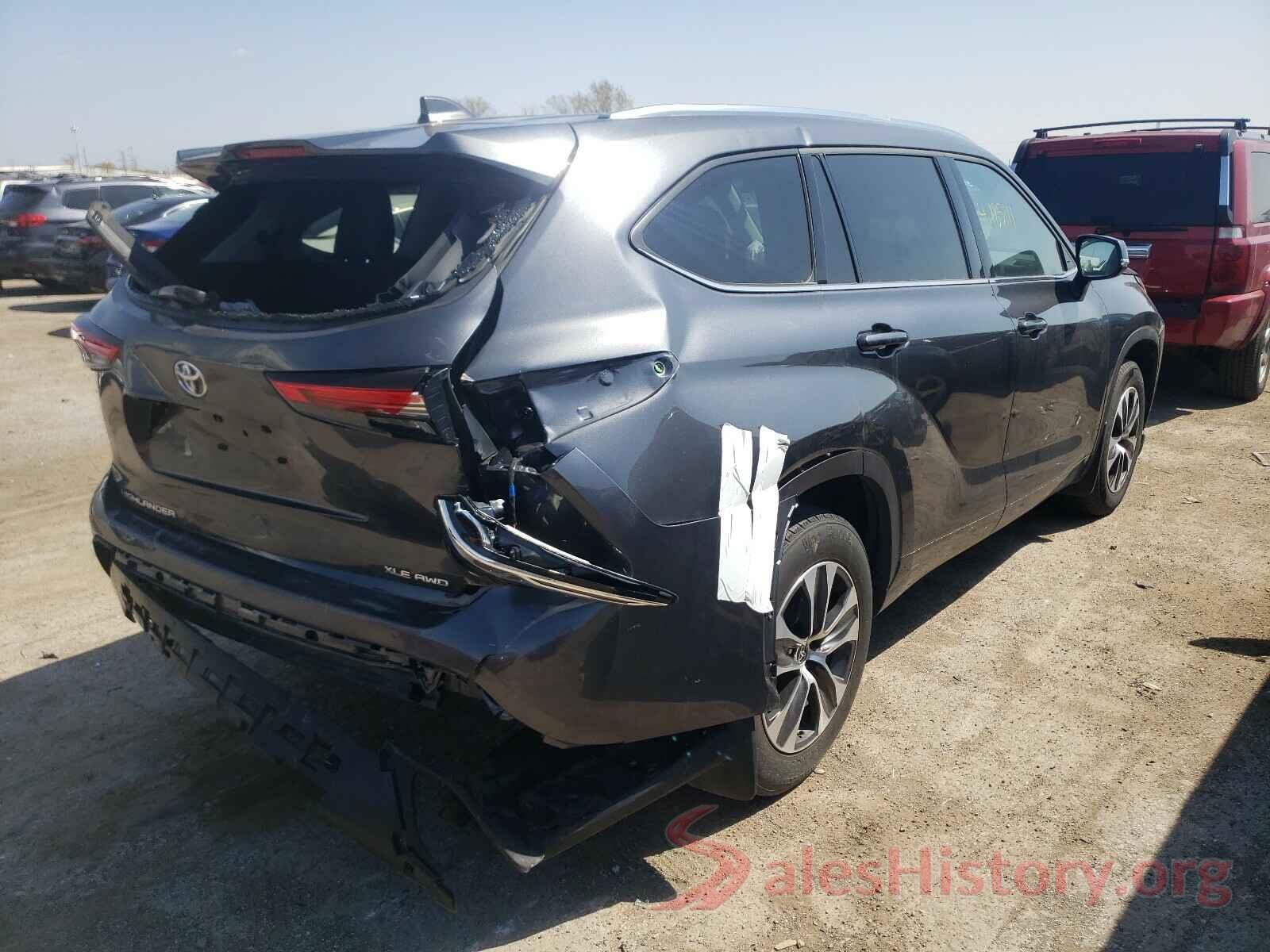 5TDGZRBH2LS005634 2020 TOYOTA HIGHLANDER