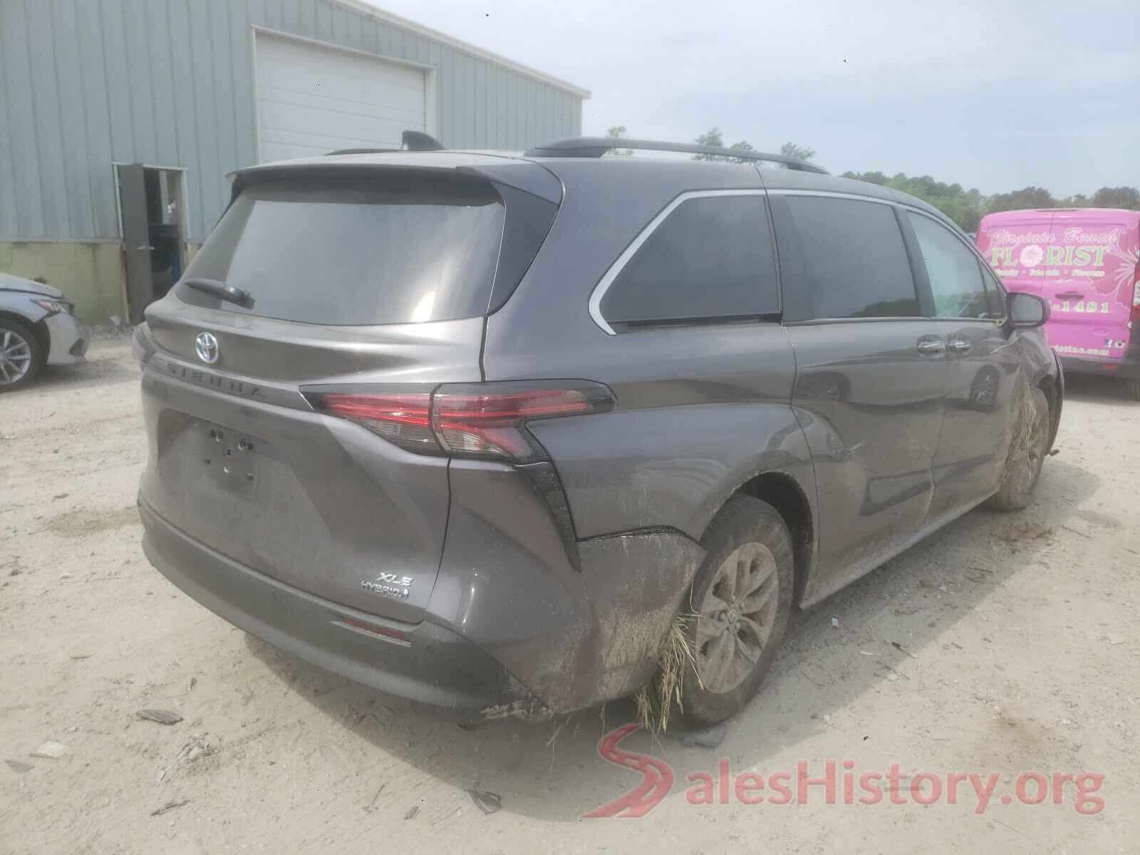 5TDJRKECXMS020283 2021 TOYOTA SIENNA