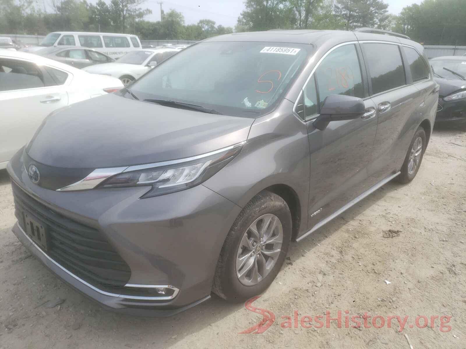 5TDJRKECXMS020283 2021 TOYOTA SIENNA