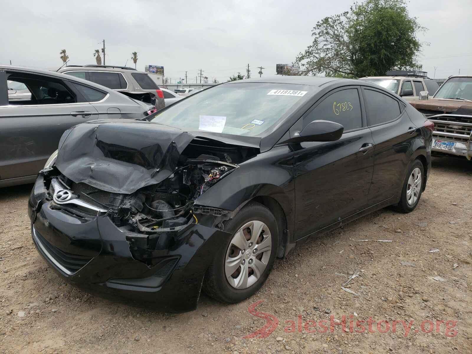 KMHDH4AE0GU647041 2016 HYUNDAI ELANTRA