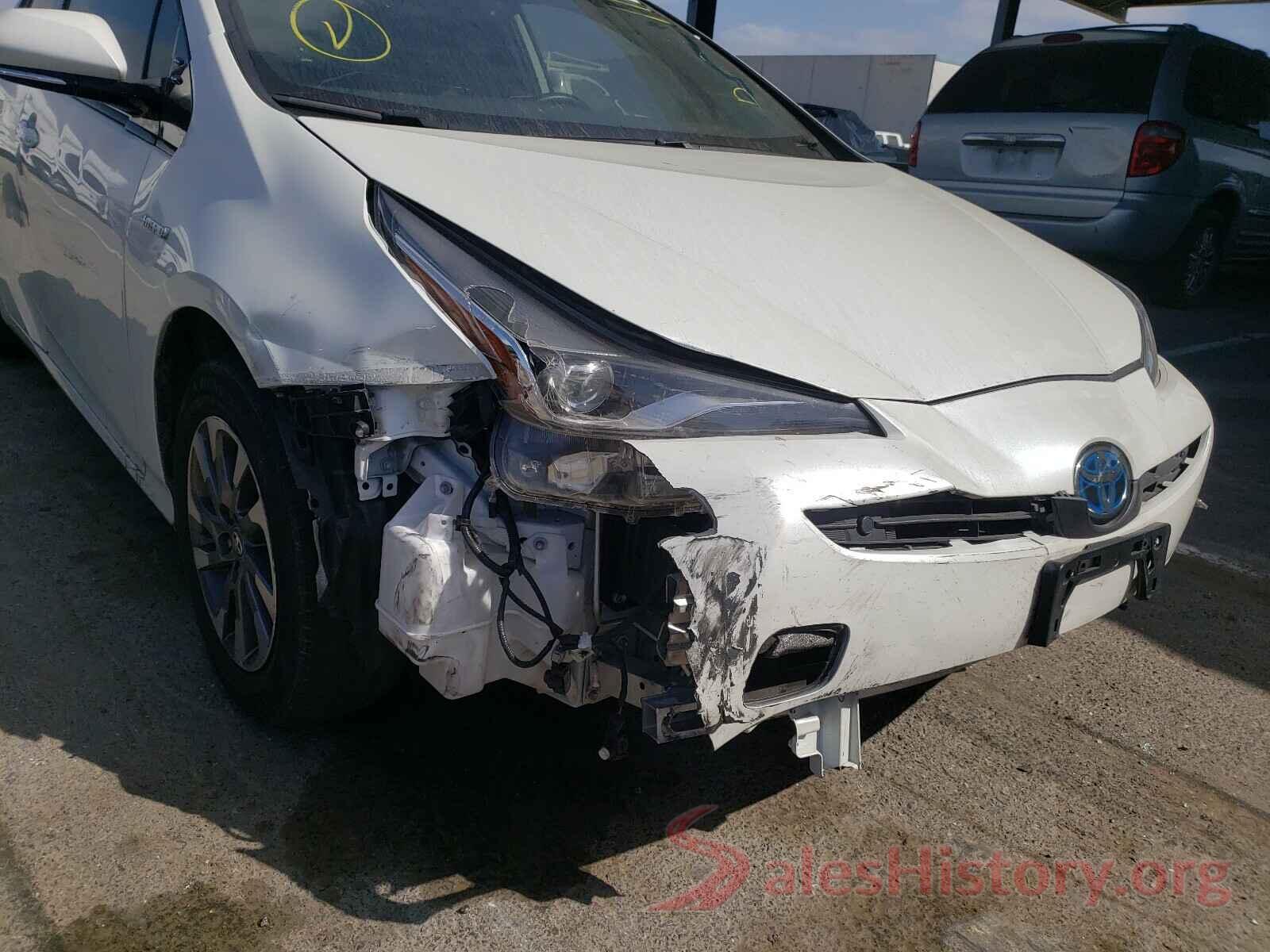 JTDKARFU8K3073820 2019 TOYOTA PRIUS