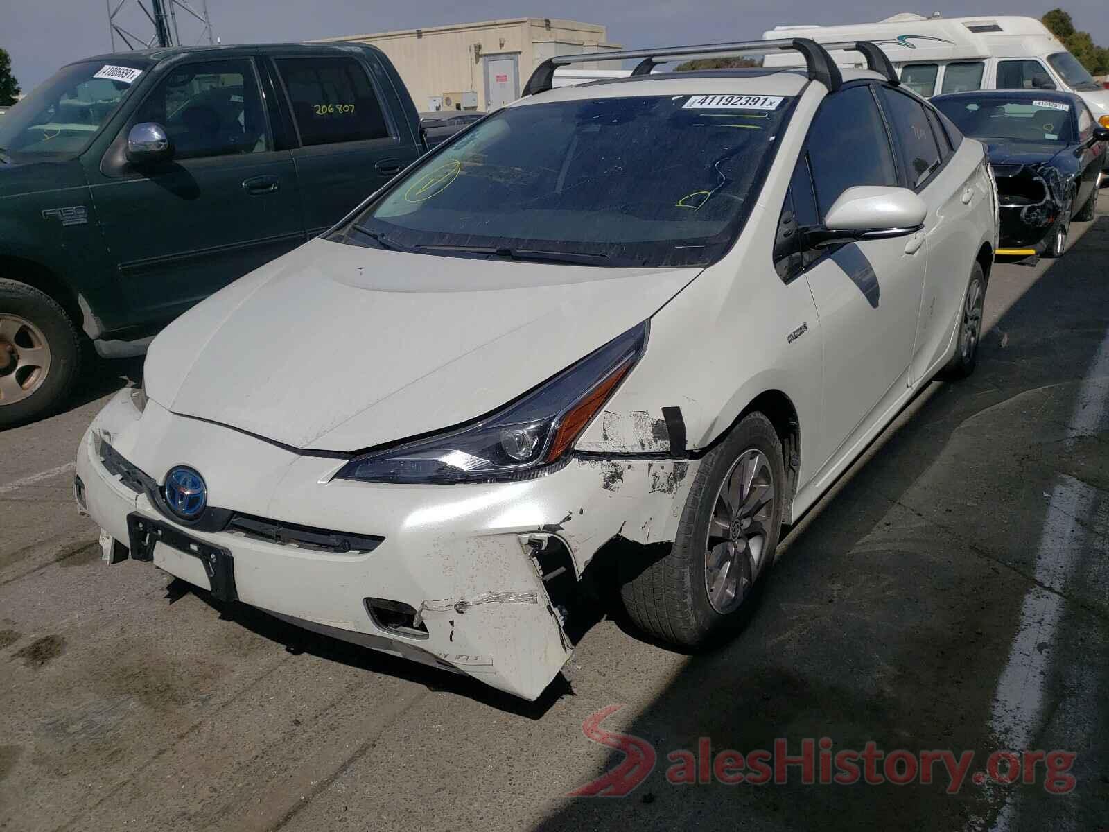 JTDKARFU8K3073820 2019 TOYOTA PRIUS