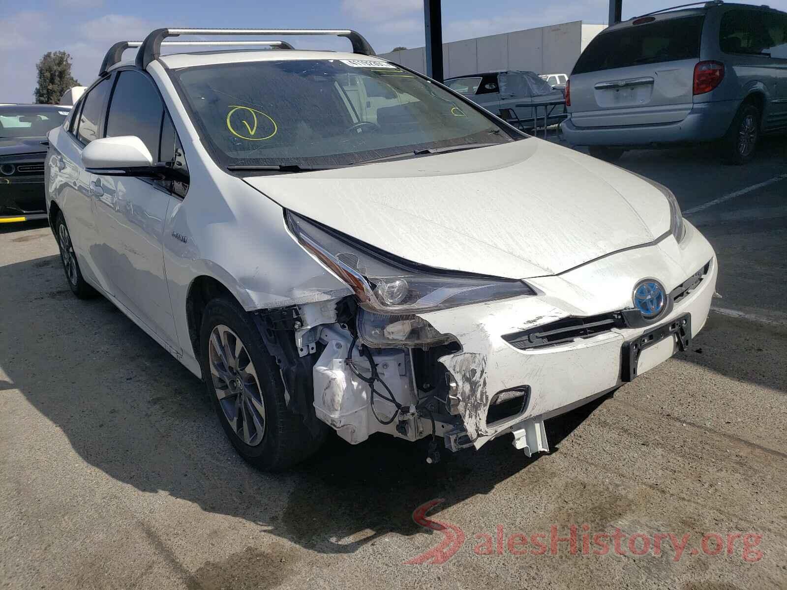 JTDKARFU8K3073820 2019 TOYOTA PRIUS