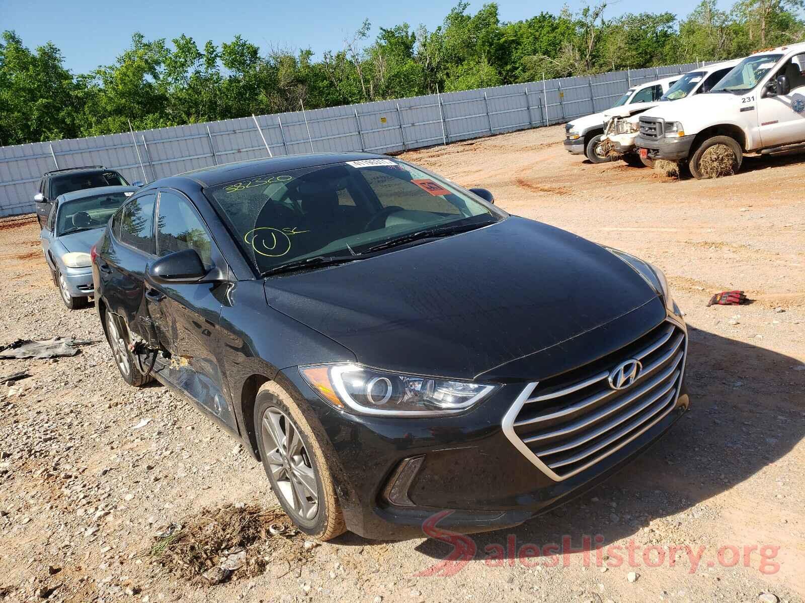 5NPD84LFXJH382320 2018 HYUNDAI ELANTRA