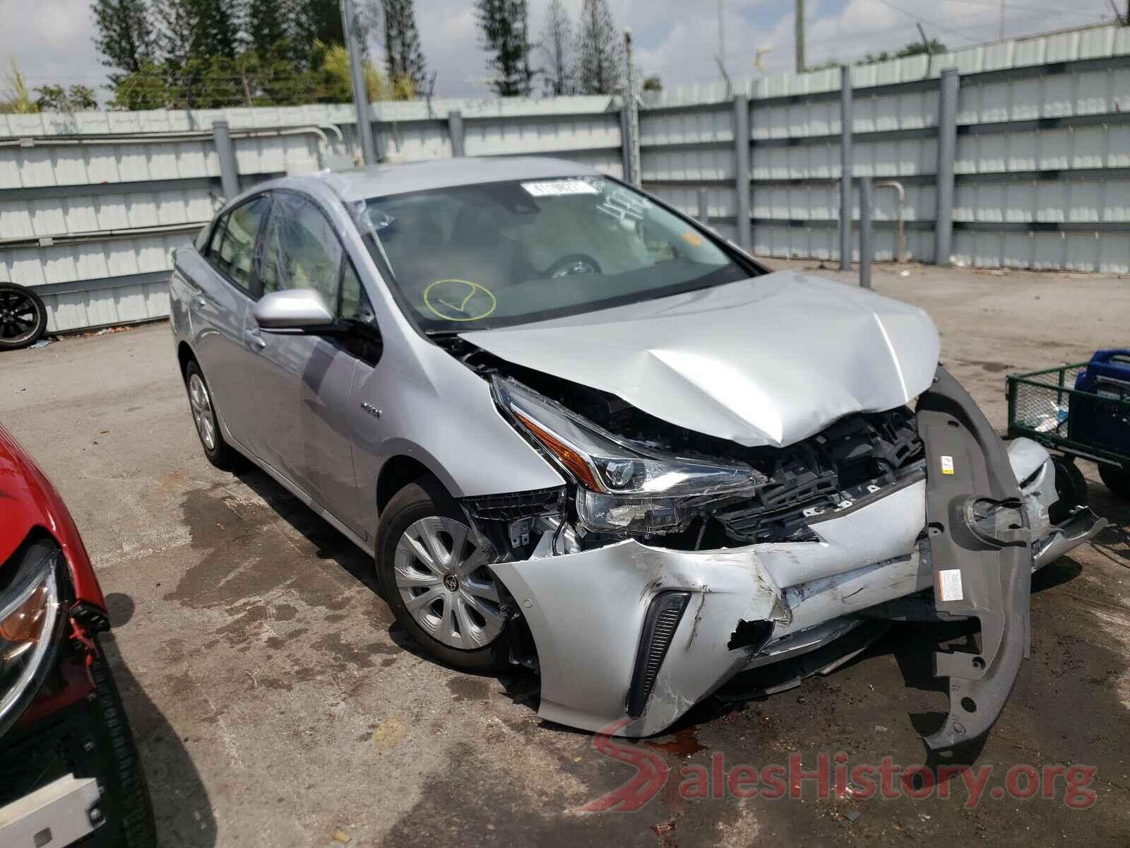 JTDKARFU1K3084772 2019 TOYOTA PRIUS