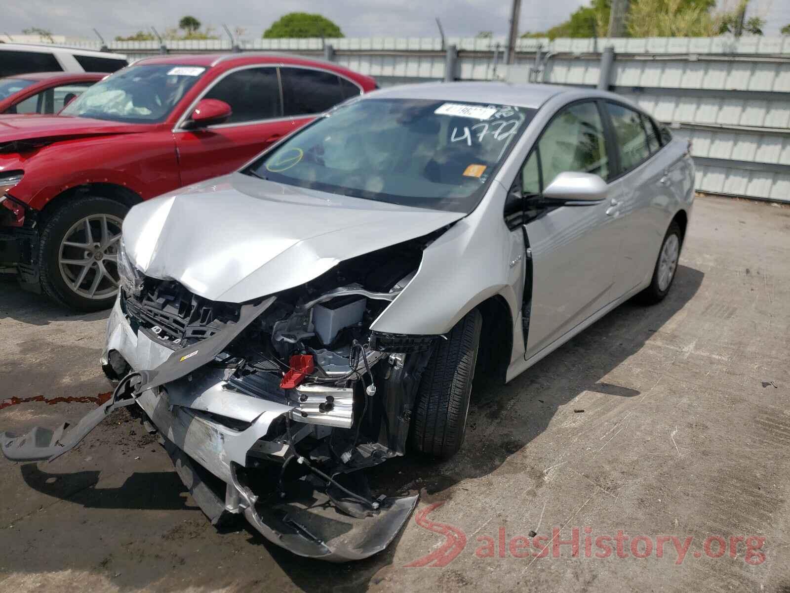 JTDKARFU1K3084772 2019 TOYOTA PRIUS