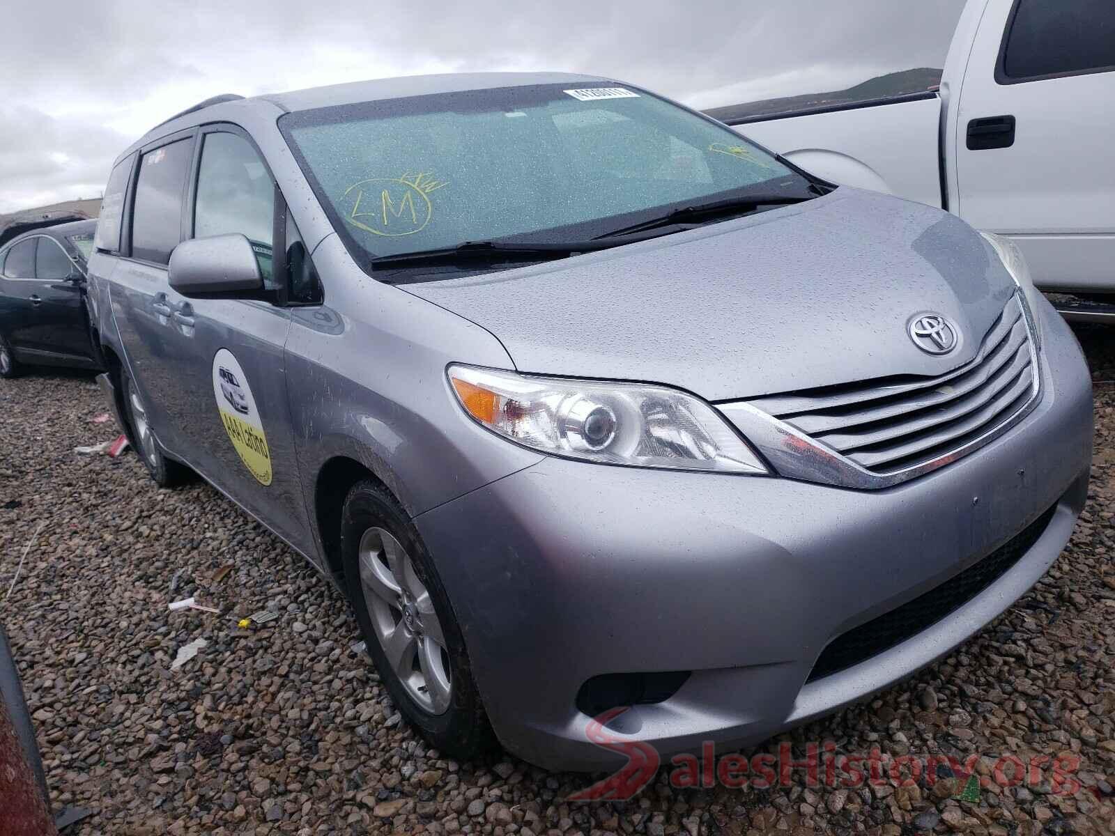 5TDKK3DC0GS725291 2016 TOYOTA SIENNA