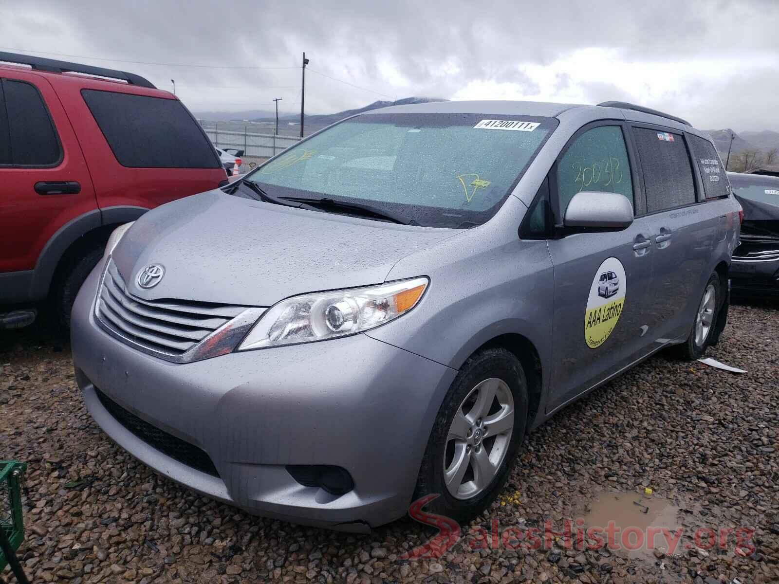 5TDKK3DC0GS725291 2016 TOYOTA SIENNA