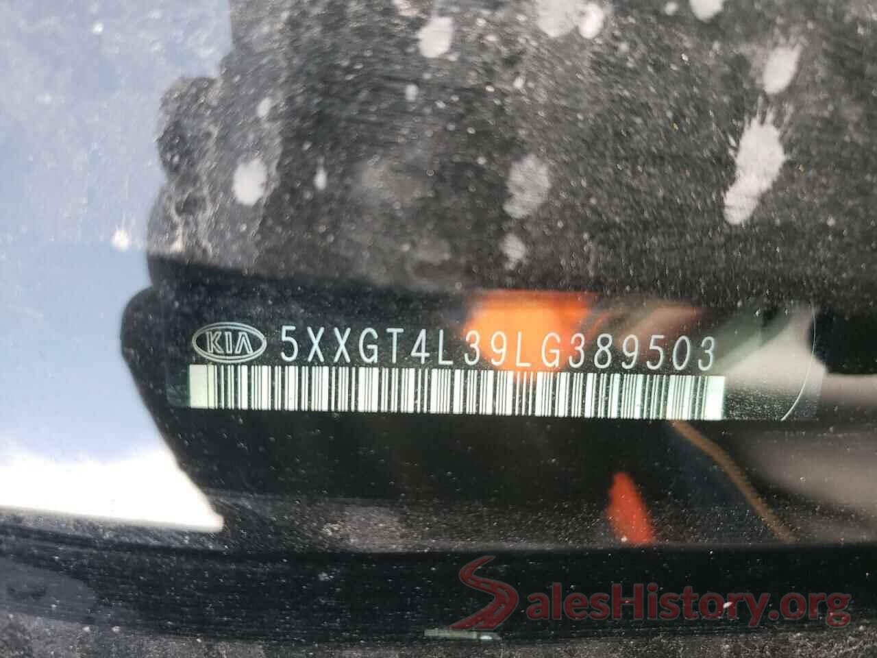 5XXGT4L39LG389503 2020 KIA OPTIMA