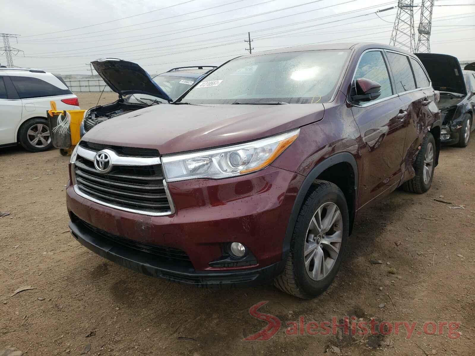 5TDBKRFH6GS291664 2016 TOYOTA HIGHLANDER