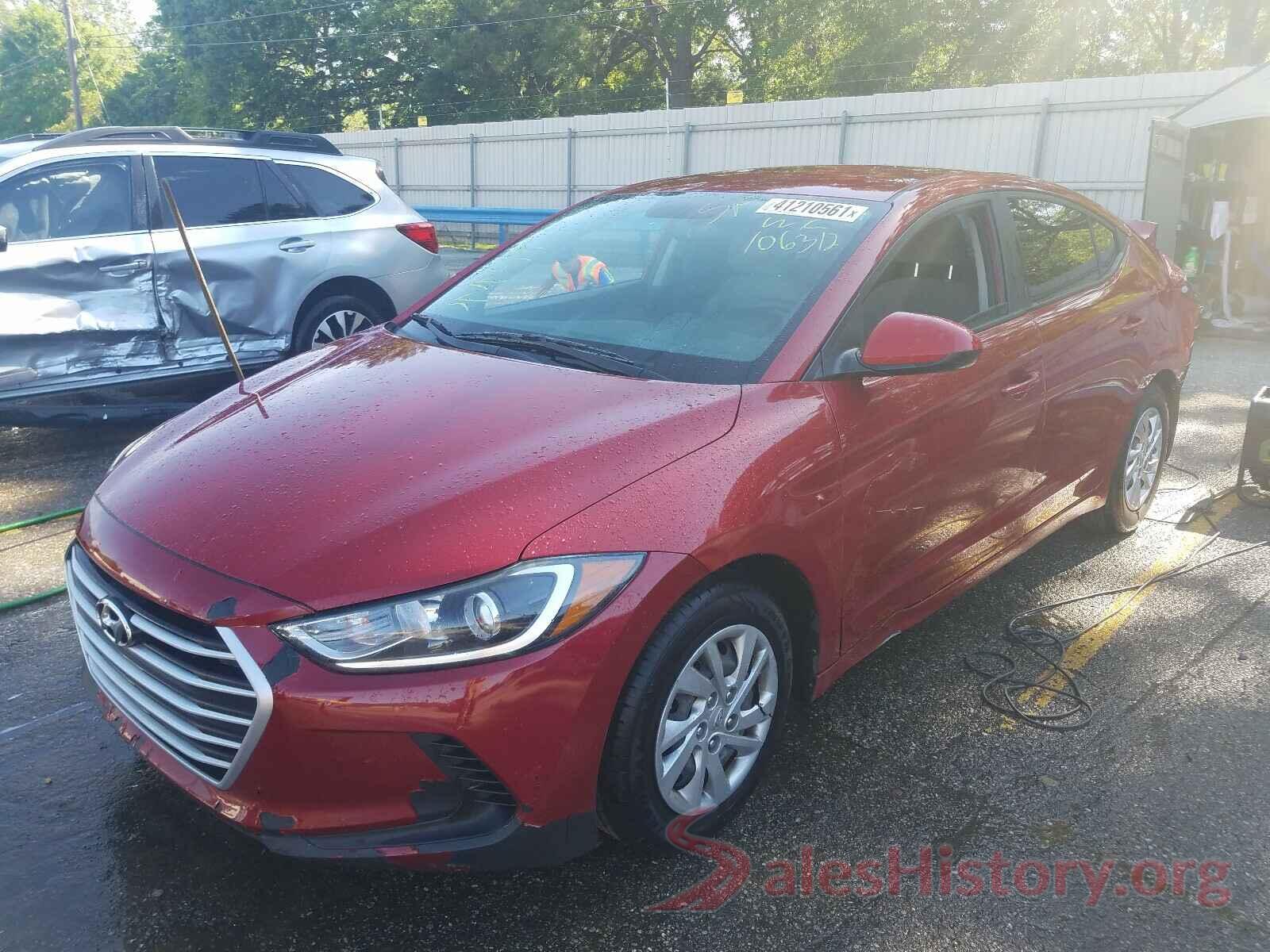 KMHD74LF8HU075873 2017 HYUNDAI ELANTRA