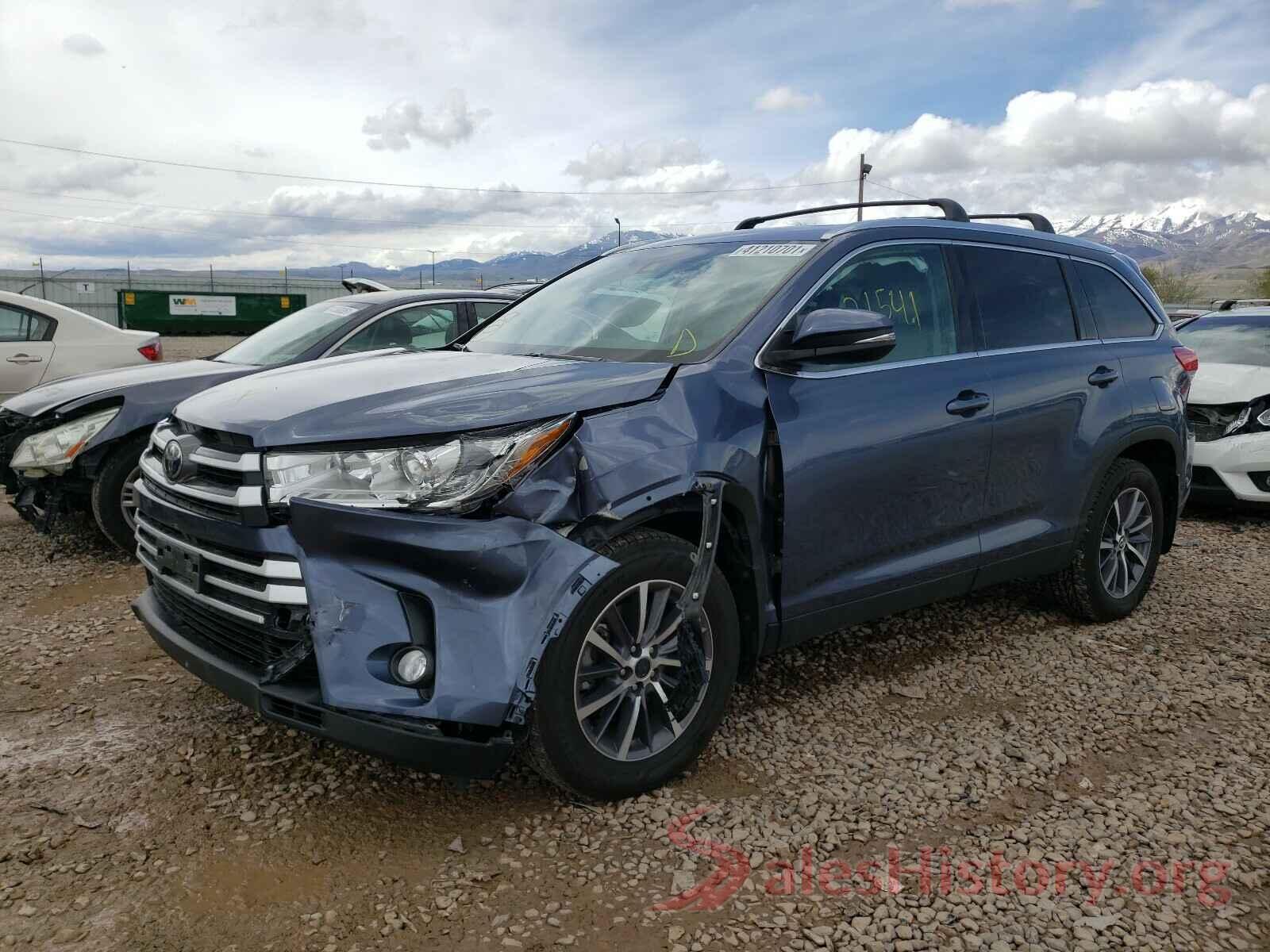 5TDJZRFH5KS708062 2019 TOYOTA HIGHLANDER