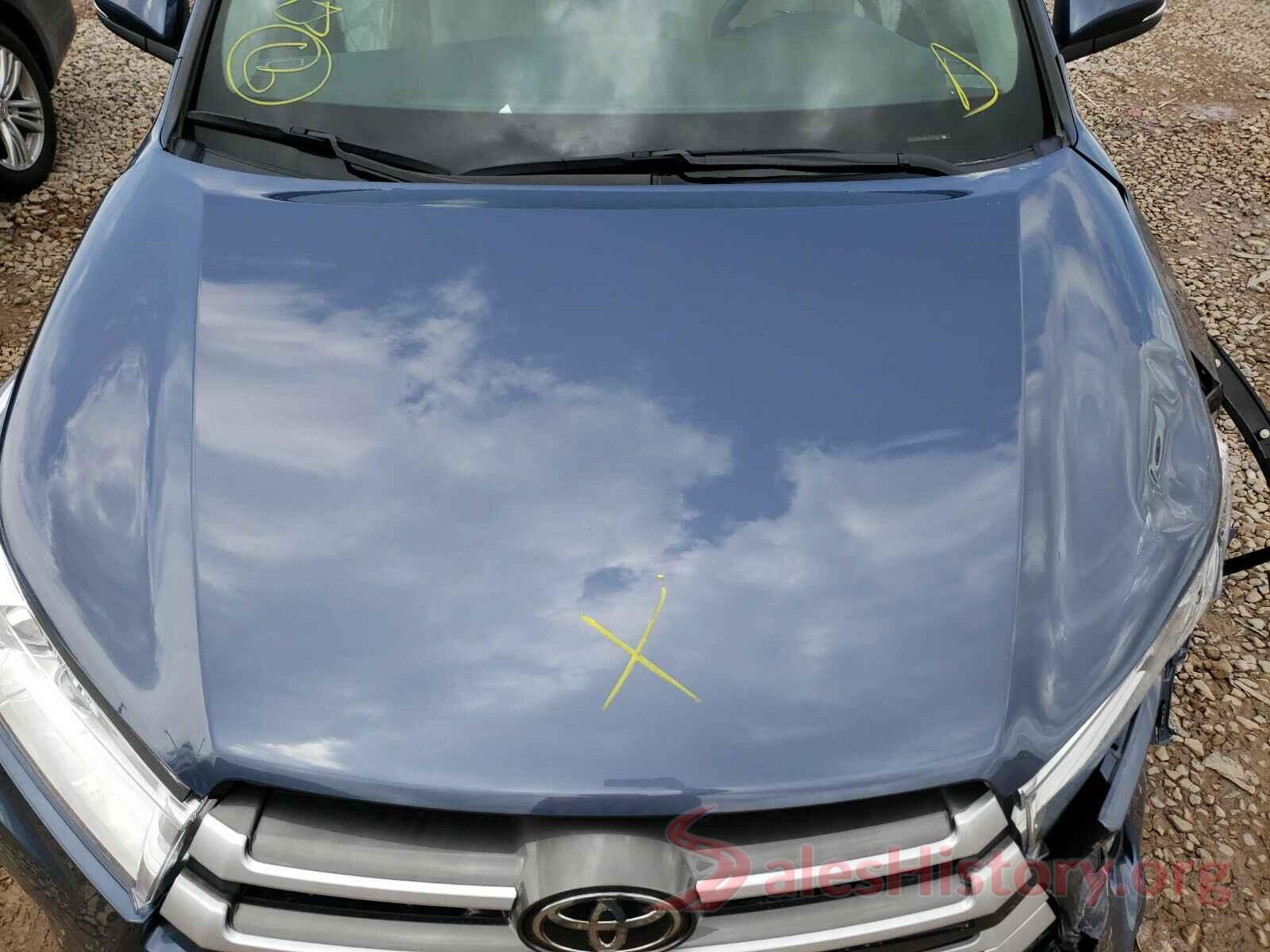 5TDJZRFH5KS708062 2019 TOYOTA HIGHLANDER