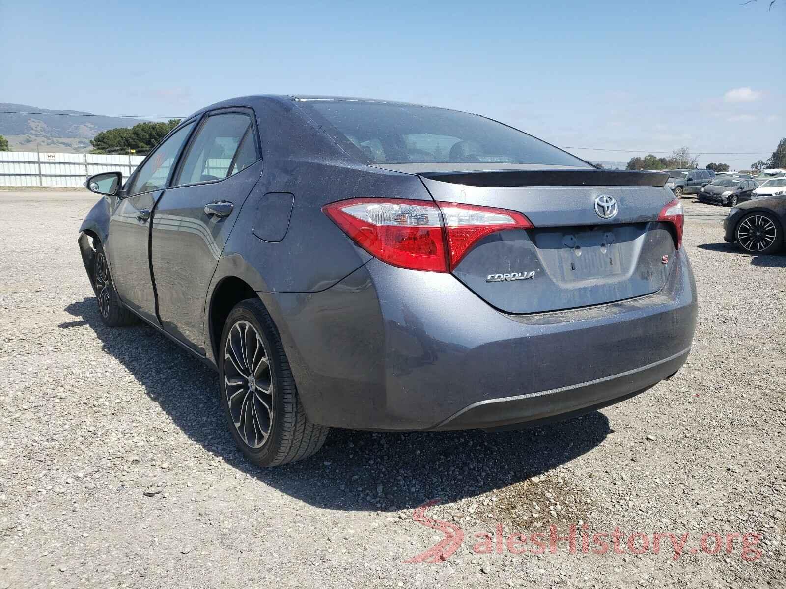 5YFBURHE7GP496481 2016 TOYOTA COROLLA