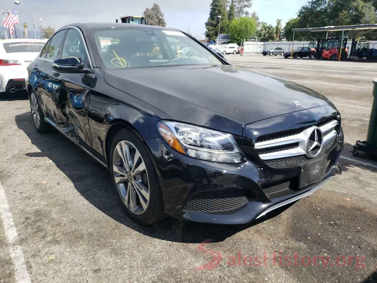 55SWF4JB1JU268086 2018 MERCEDES-BENZ C CLASS