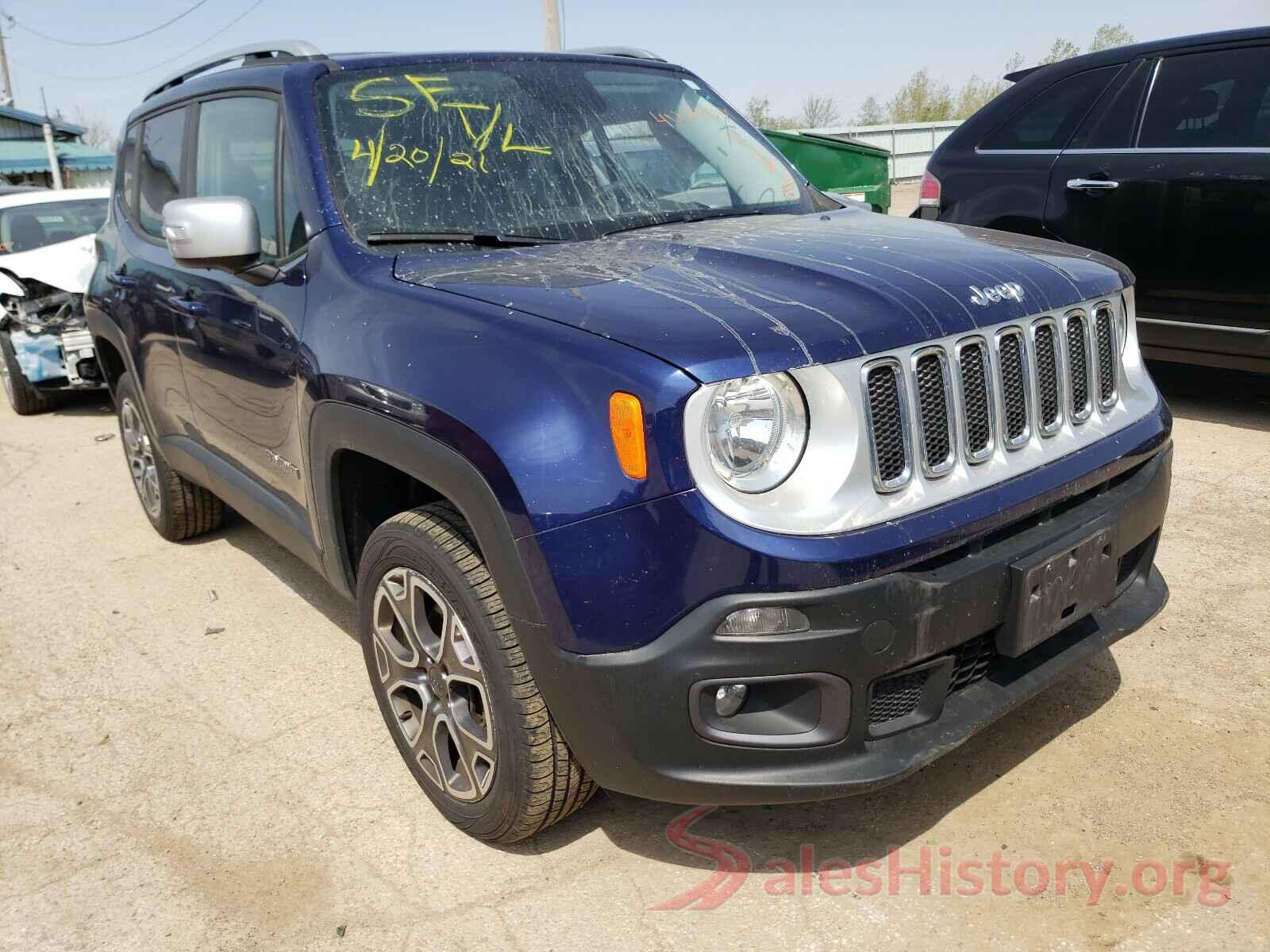 ZACCJBDT1GPD31071 2016 JEEP RENEGADE