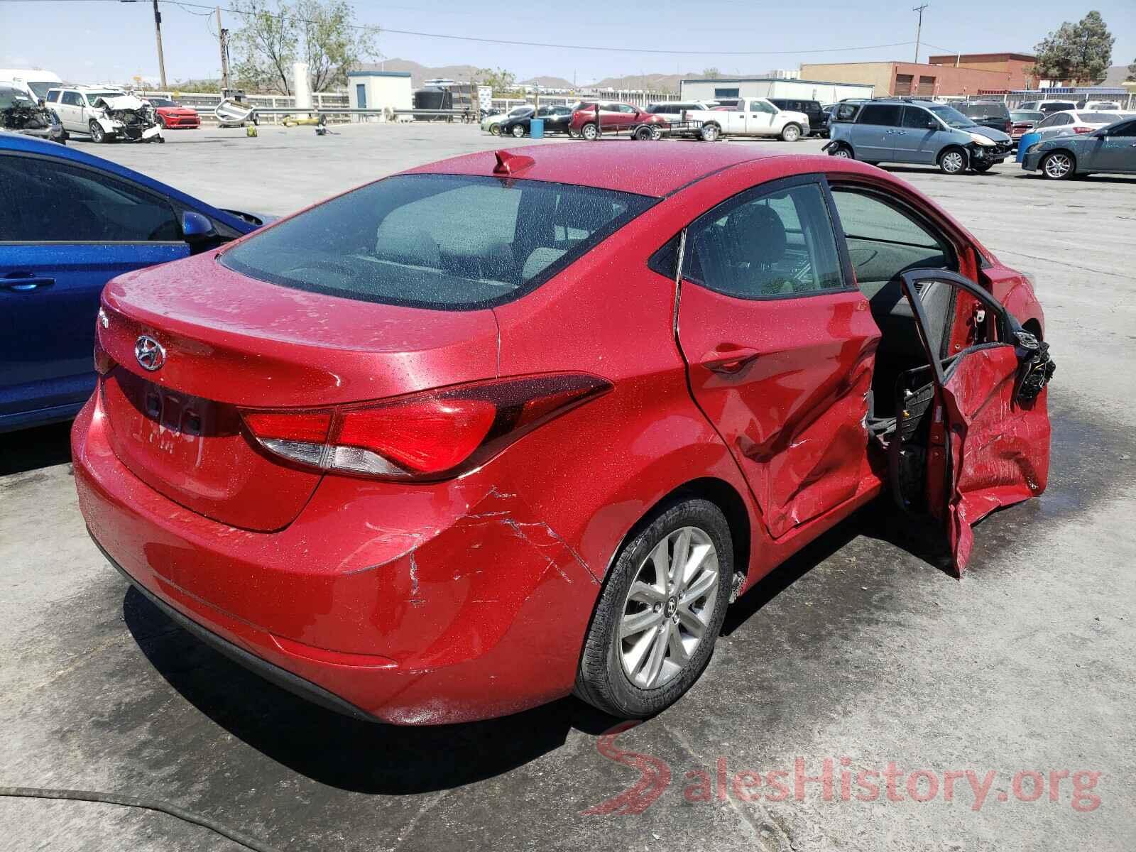 KMHDH4AE8GU543610 2016 HYUNDAI ELANTRA