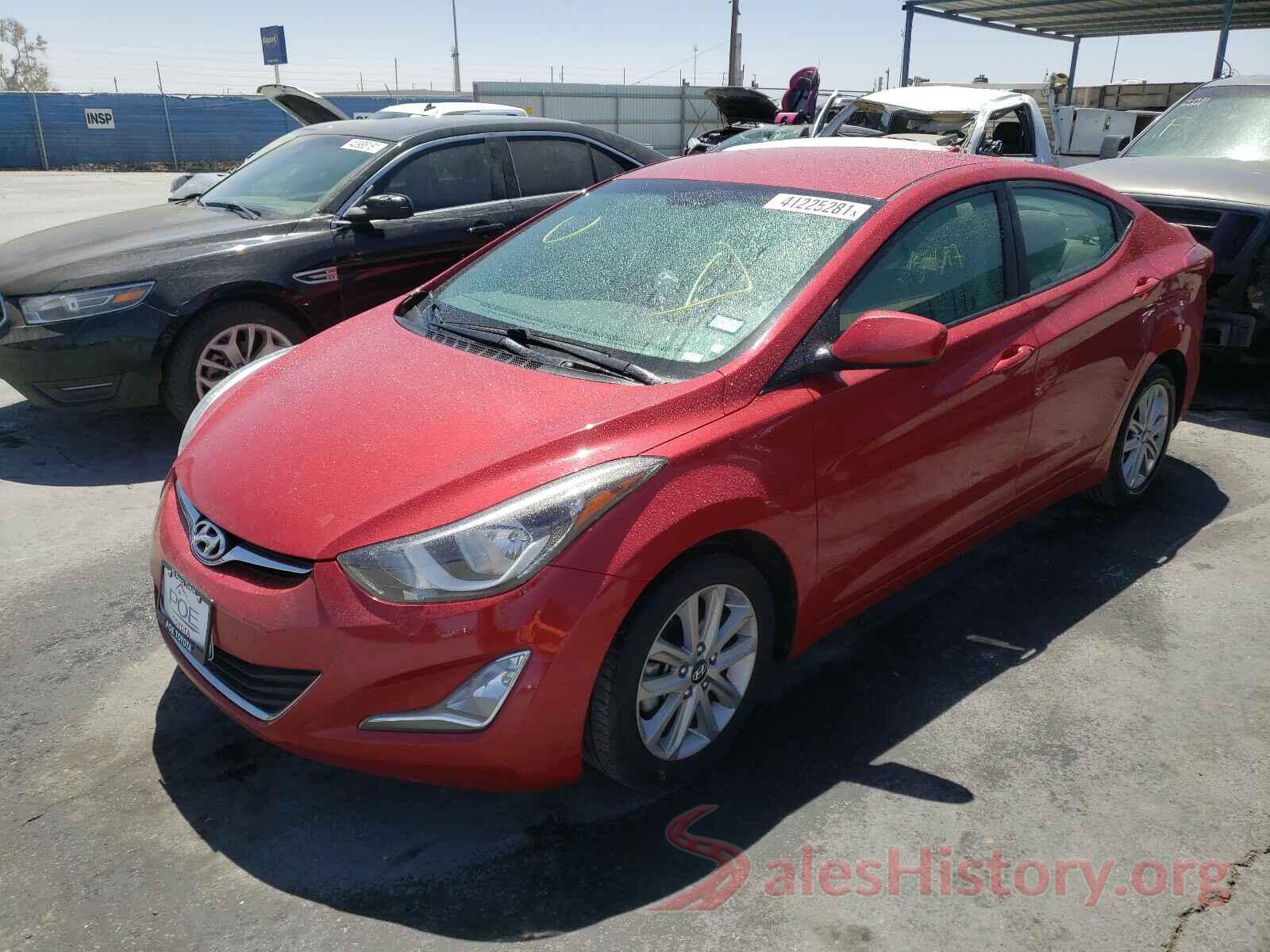 KMHDH4AE8GU543610 2016 HYUNDAI ELANTRA