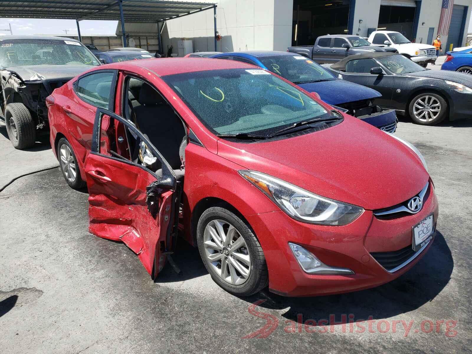 KMHDH4AE8GU543610 2016 HYUNDAI ELANTRA